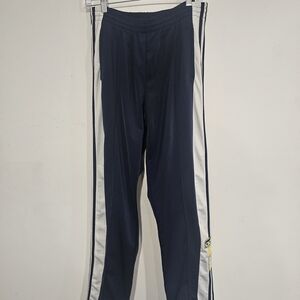 Adidas Womens Navy and White Track Pants